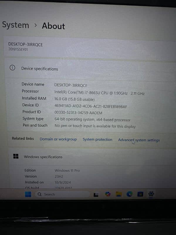 Lenovo T490s i7 8th Gen (16/256) 4