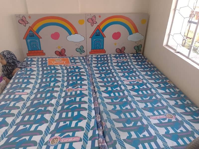 Kids Bed and Mattress 0