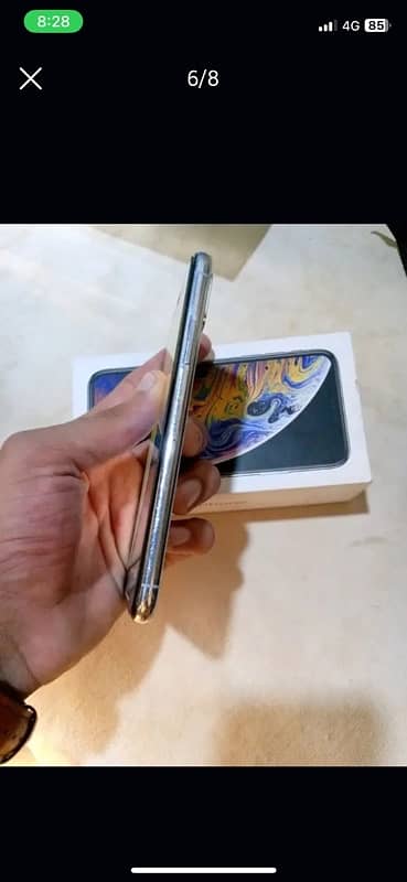 iphone xs pta aproved with box argent 2