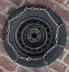 Anti Skid Snow chains for 2 tyres