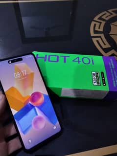 infinix hot 40i 8+8+/128 with box condition 9/10