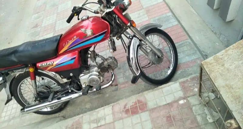 Honda CD 70 CC 2007 model for urgent sale 1