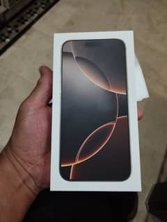 I phone 16 pro max new box pack, USA model, 256gb