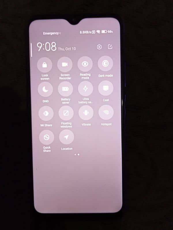 REDMI 9   (4gb__64gb) purple colour with box only 15