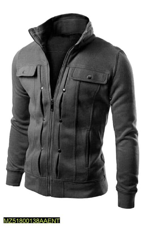 Mexican Style jacket for men's charcoal 0