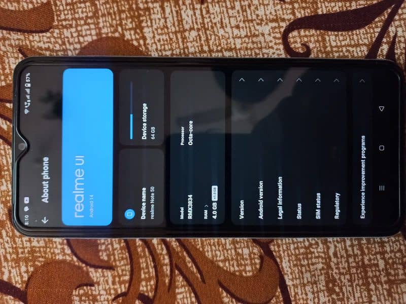 realme note 50 (4gb ram)(64gb rom) 1