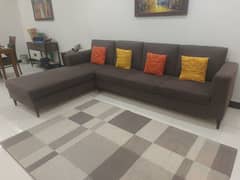 L shape sofa set