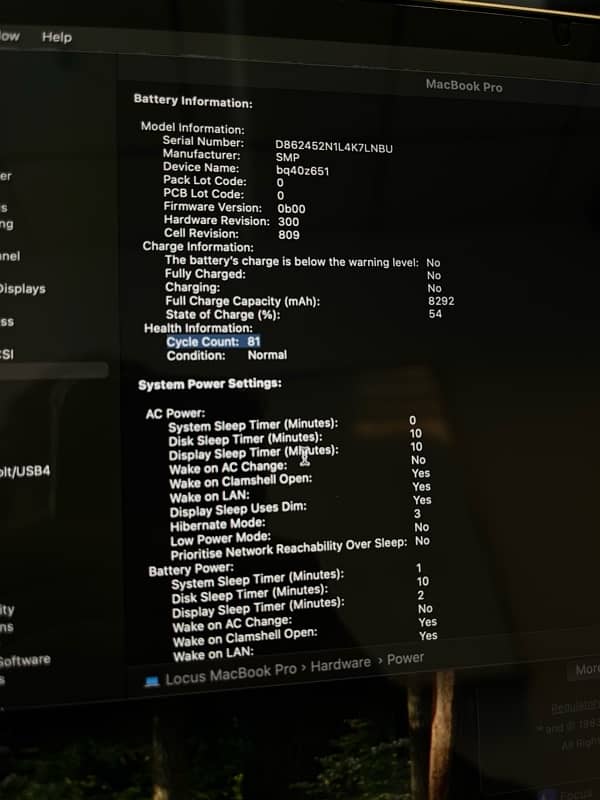 MacBook Pro late 2019 16 inches core i9 32 GB 1