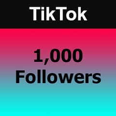 TikTok 1k FOLLOWERS