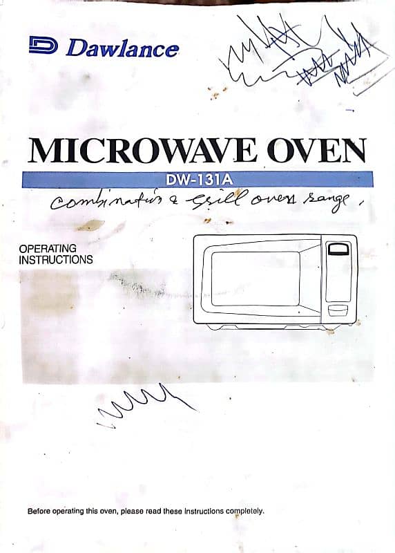 Microwave oven Dawlanc 3