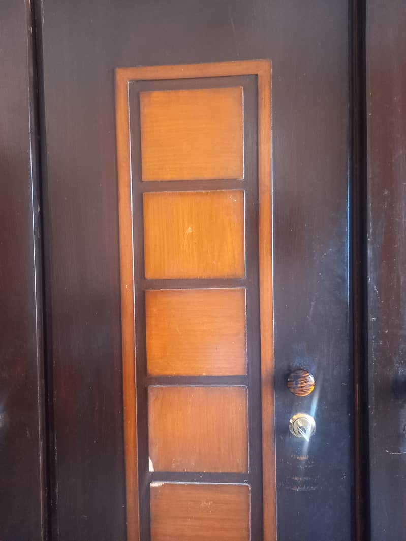 Wooden  3 doors cupboard 3