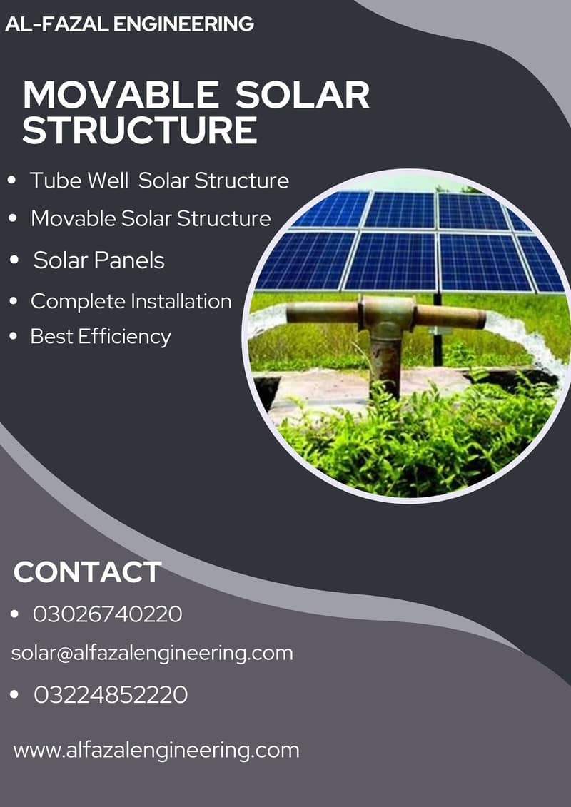 L2 Solar Structure/ L3 Solar Structure/ Movable solar structure/instal 2