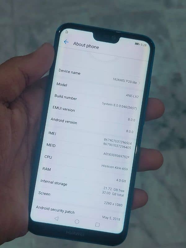huawei  P20 Lite.  4/32 1