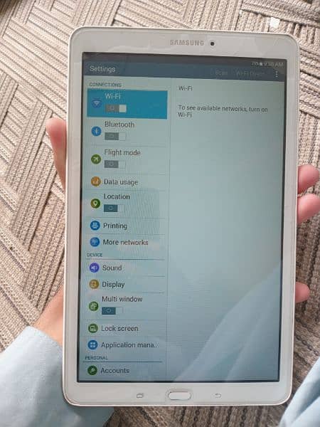 Samsung tab e 1