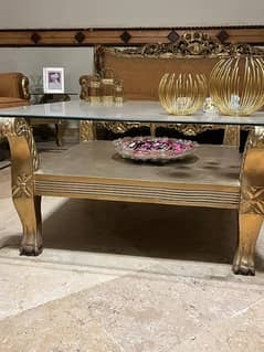 Chinioti Center table and side table Urgent sale negoitable price