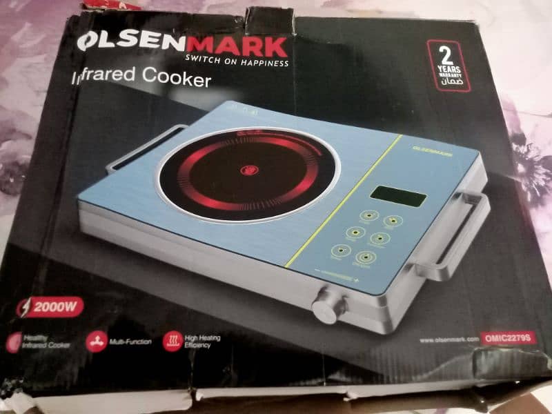 ELECTRIC TOUCH STOVE OLSEN MARK BRAND NEW INFRARED COOKER BEST QUALITY 1