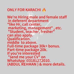 JOBS AVAILABLE IN PAKISTAN KARACHI | JOB IN KARACHI | JOBS IN KARACHI