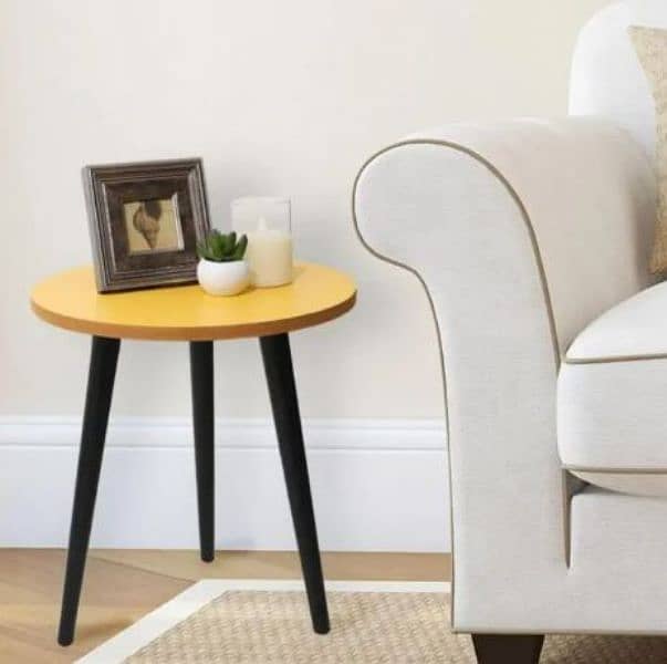 Curved Foldable Side Table, Coffee table 8