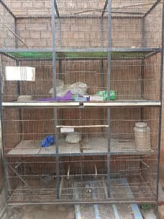 12 portions  cage +3 portions  cage +wooden box 0300_7282_064