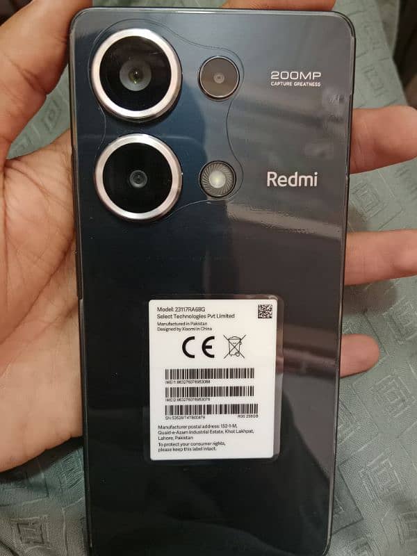 redmi not13pro 12/256 new codeshion 0