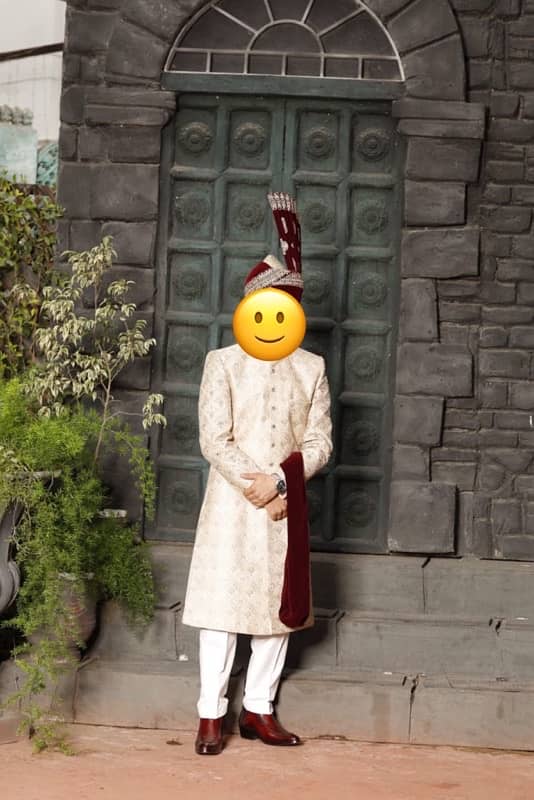 New Groom Sherwani With Khulla 1