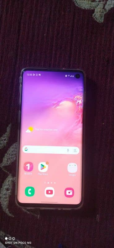 Galaxy s10 all sim approved garanteed 8/128 no fault only mob & cnic 0