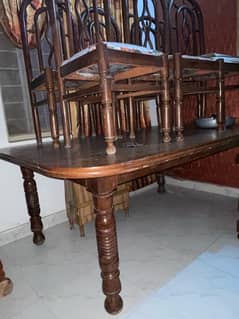 Dining Table With Six Chairs 0