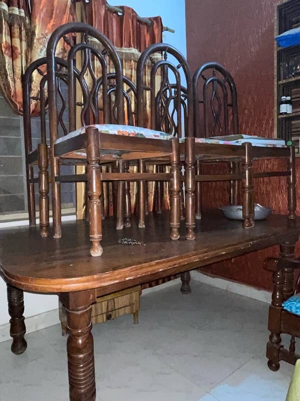 Dining Table With Six Chairs 1