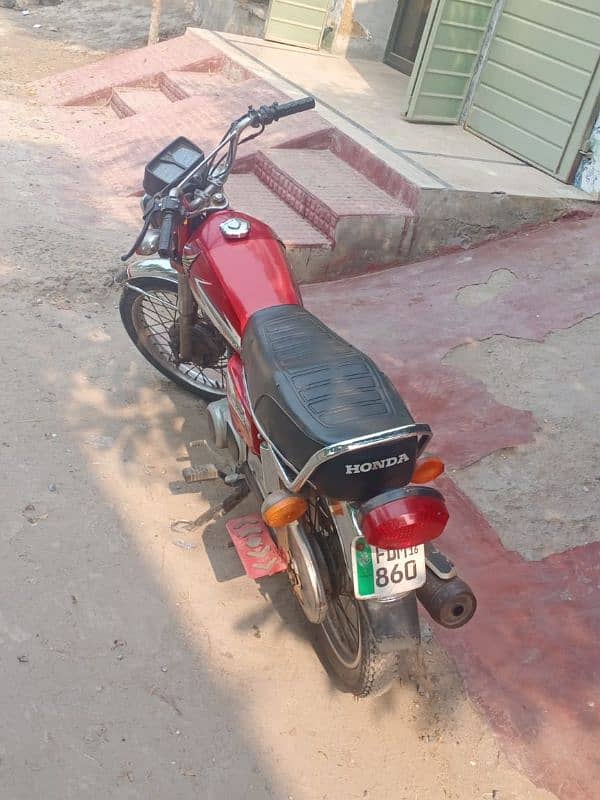 Honda Cg125 for sale 16 model 3