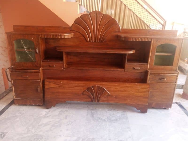 Wooden Double Bed 1