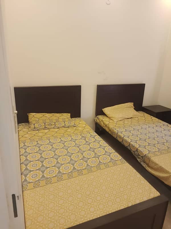 5 Marla upper portion full furnished for rent available in DHA Rahbar 11 sector 2 defence Road Lahore 14