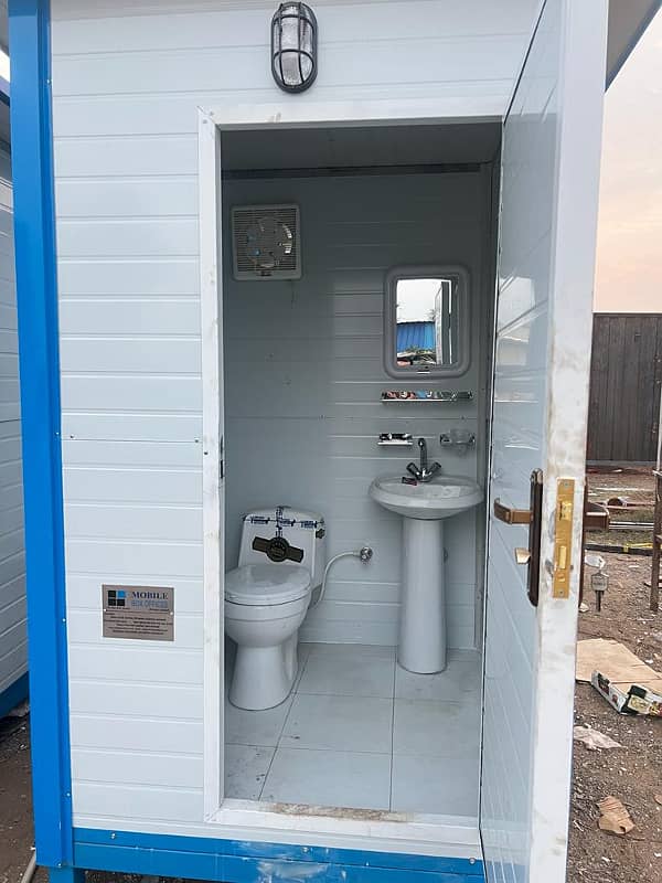 prefab cabin portable toilet site office container office guard room porta cabin 3