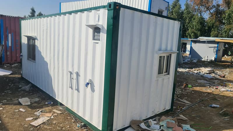 prefab cabin portable toilet site office container office guard room porta cabin 5