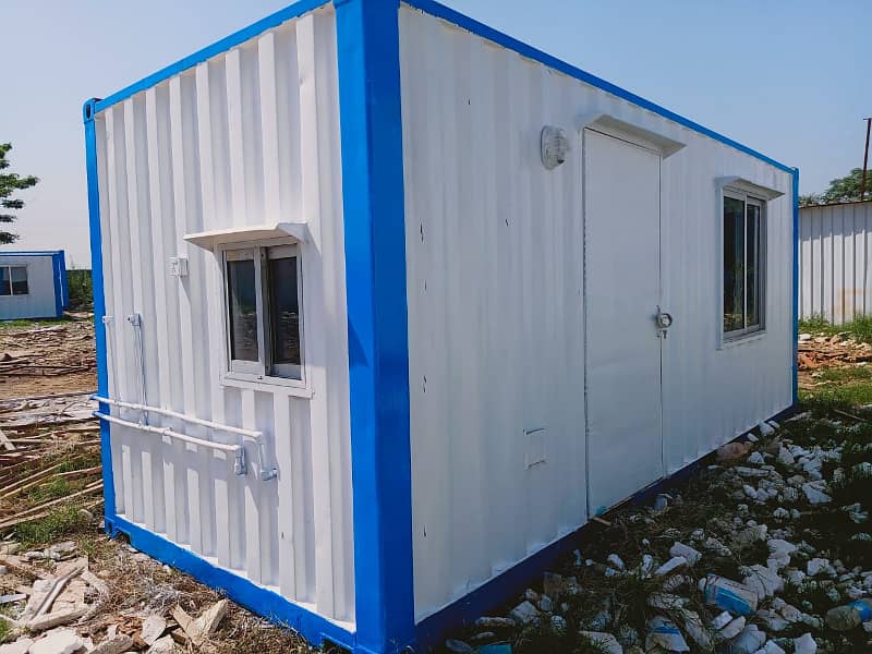 prefab cabin portable toilet site office container office guard room porta cabin 9