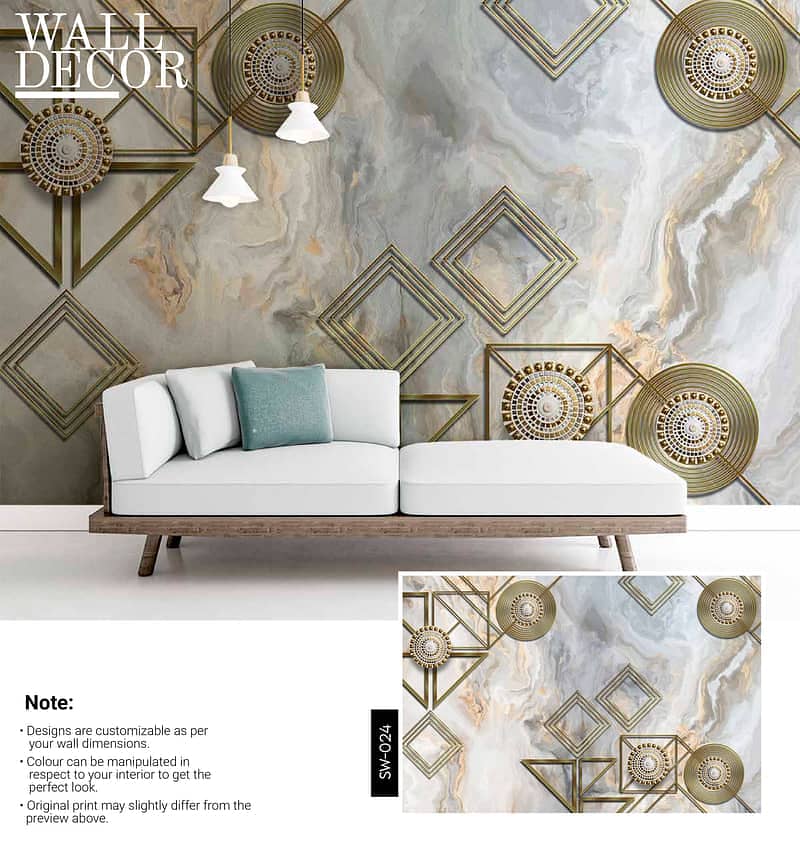 3D WallPaper / Wall flex Sheet / pvc Wallpaper / Wallpaper 1