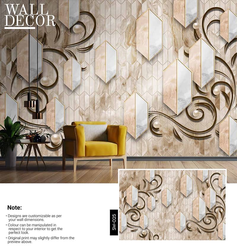 3D WallPaper / Wall flex Sheet / pvc Wallpaper / Wallpaper 2