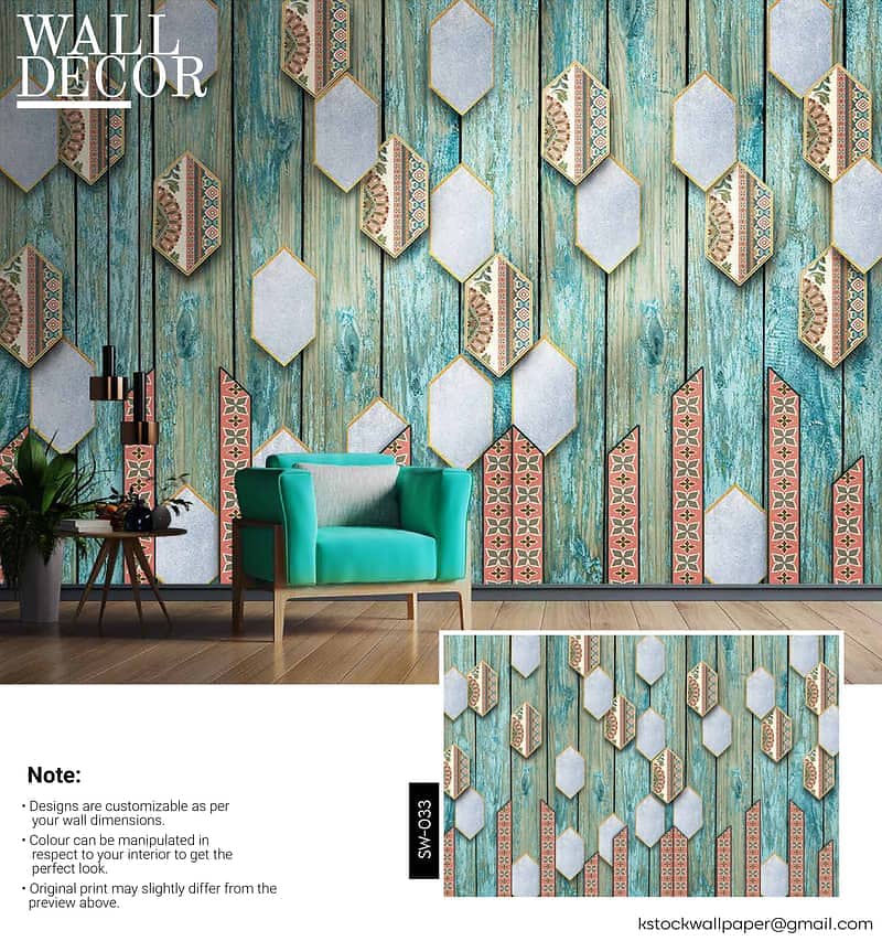 3D WallPaper / Wall flex Sheet / pvc Wallpaper / Wallpaper 7