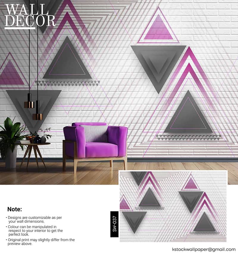 3D WallPaper / Wall flex Sheet / pvc Wallpaper / Wallpaper 11