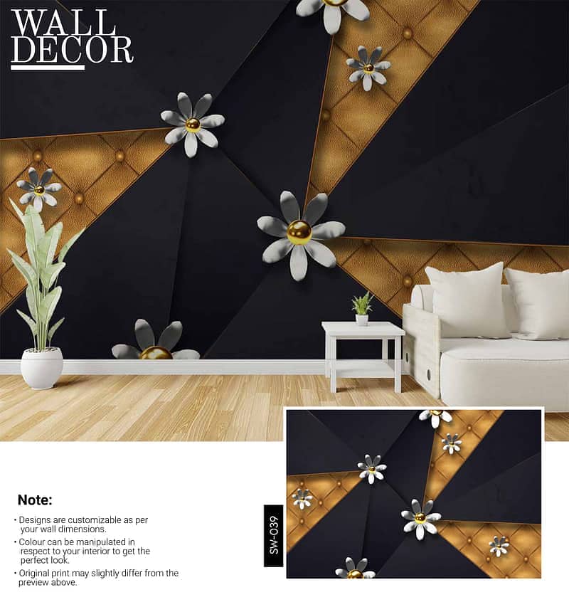 3D WallPaper / Wall flex Sheet / pvc Wallpaper / Wallpaper 13