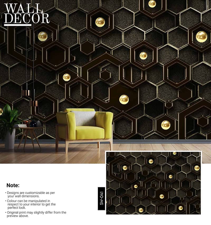 3D WallPaper / Wall flex Sheet / pvc Wallpaper / Wallpaper 15