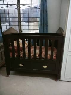 Babycoat bed with 2 drawers