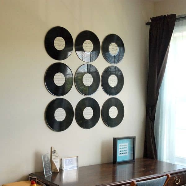 Gramophone Vinyl LP Records for Decoration 0