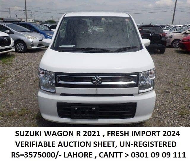 Suzuki Wagon R 2021 >  0301  09 09 111  FRESH IMPORT 2024 0