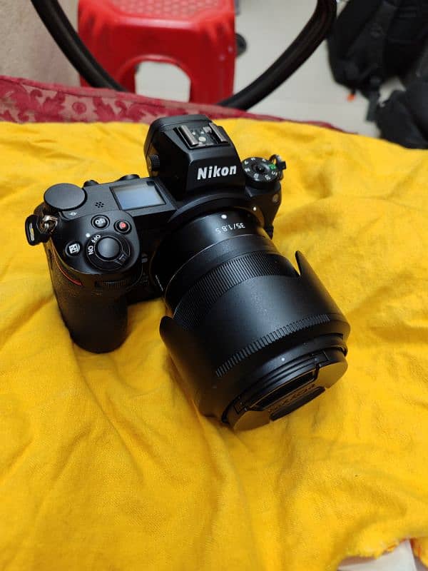 Nikon z6ii with 35mm Nikon lens. 1