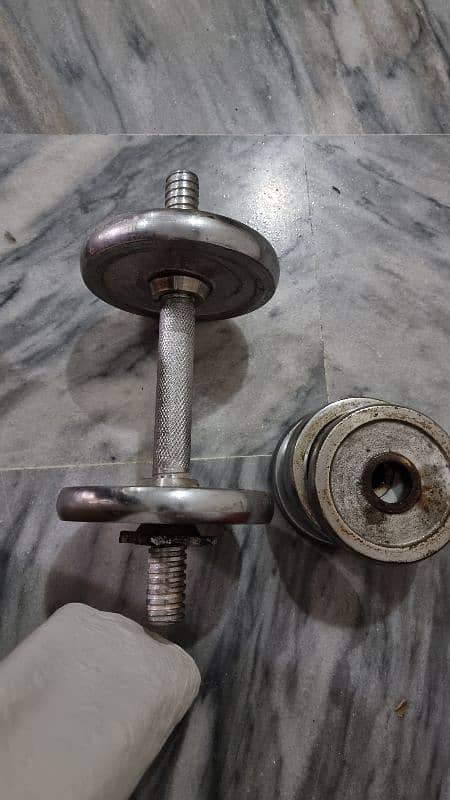 weight lifting plates and Z Rod 1