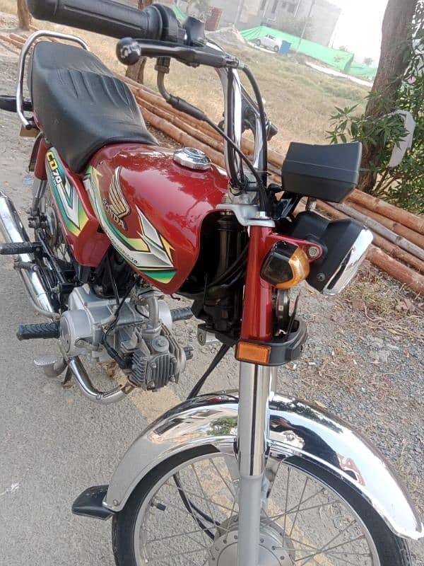 Honda CD70.2023 Modal registration 2024 and Clean 9