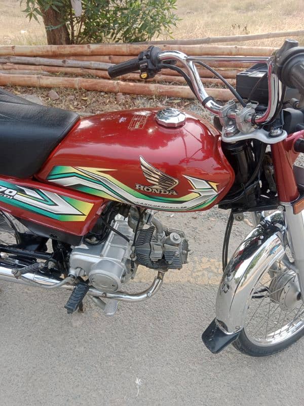 Honda CD70.2023 Modal registration 2024 and Clean 11