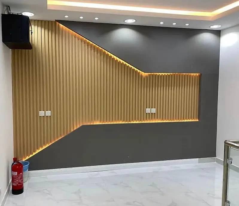 Wpc wall panels / PVC wall panels / Solid wall panels / media wall 9