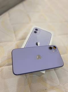 iPhone 11 purple for sale PTA dual sim approved first hand user