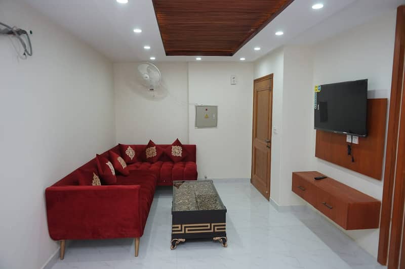 One Bed Furnished Apartment Available For Rent In Sector C Bahria Town Lahore 2